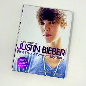 - Justin Bieber First Step to Forever Hardback Book